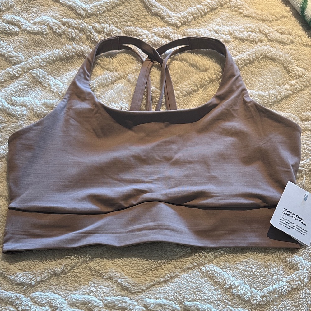 Lululemon energy longline bra evolve NWT
